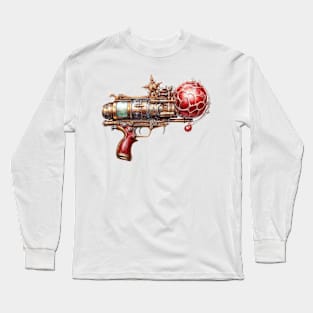 Steampunk Christmas Gun Long Sleeve T-Shirt